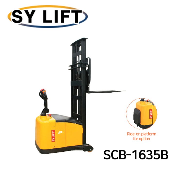 SY리프트 카운터 발란스 전동 지게차 1600 kg 3.5M SCB-1635B