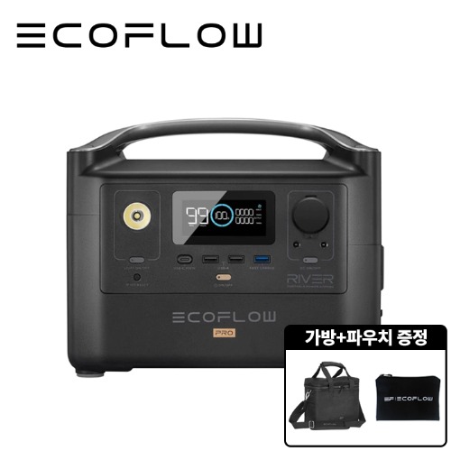 에코플로우 리버프로 파워뱅크 캠핑 낚시 고속충전 보조배터리 600W 720Wh