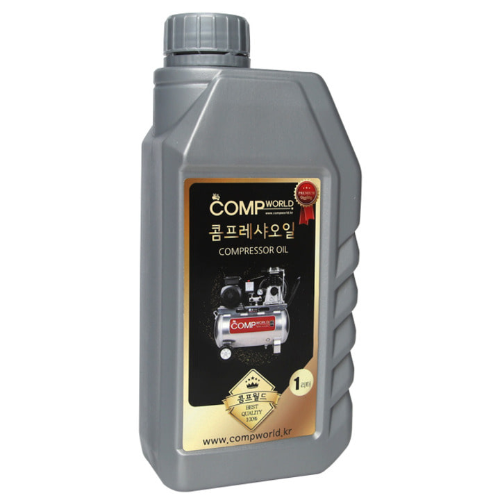 콤프월드 에어 콤프레샤 오일 COMPRESSOR OIL VG68 피스톨 왕복동형 압축기유 1리터