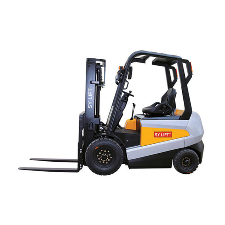 SY리프트 4륜 전동 지게차 배터리 충전식 (Dual AC) 2500 kg SEFD-2530-2M4W