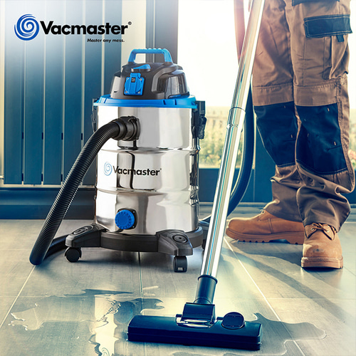 백마스터 Vacmaster 건습식 진공청소기 싱크로30 VQ1530SFDC 연동형 청소기 업소용 산업용 30리터 청소기