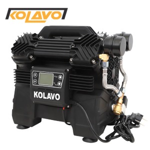 콜라보 콤프레샤 유선타입 KOLAVO DC990S 4HP 4마력 저소음 오일리스 타입