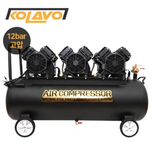 콜라보 콤프레샤 유선타입 KOLAVO DC993 8HP 8마력 저소음 오일리스 중고압 12bar 타입